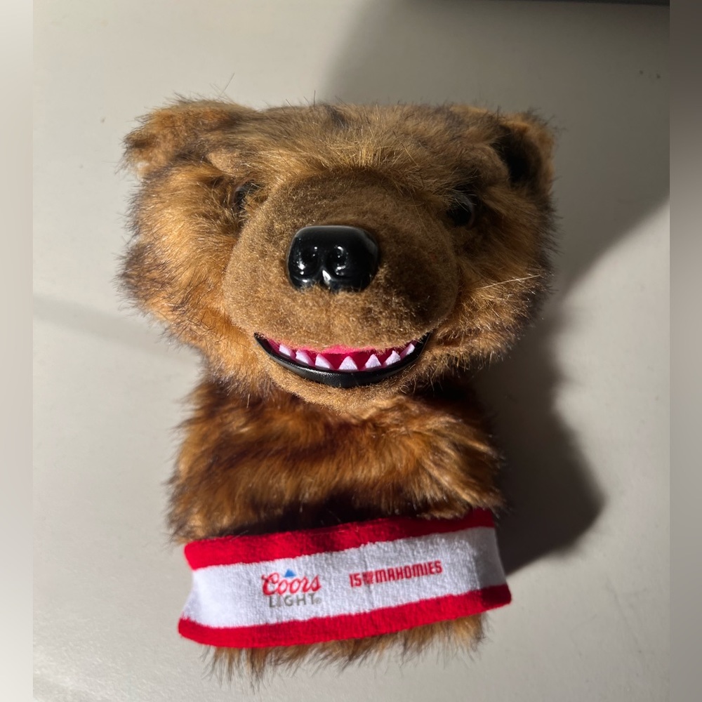 Coors Light Bear Golf Club Driver Head Cover 15 Mahomies Patrick Mahomes IN HAND